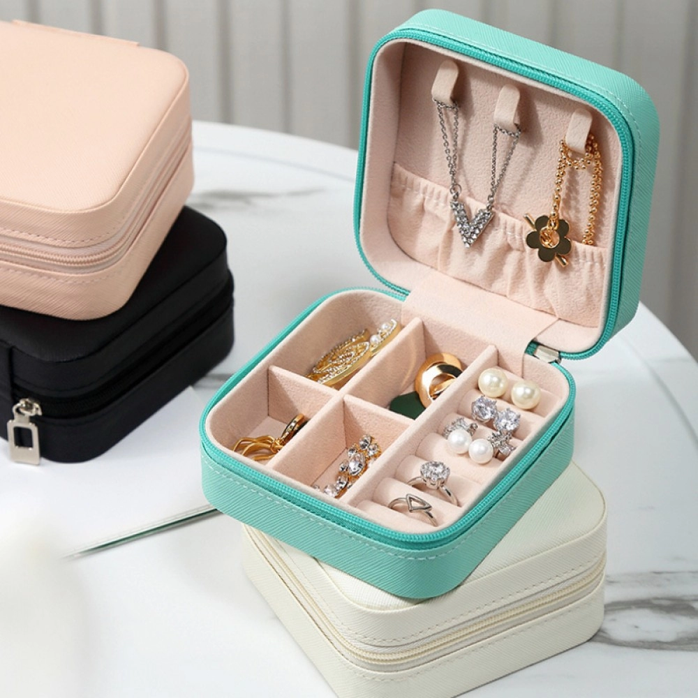 ewelry Box Jewelry Ring Necklace Earrings Storage Box Jewelry Organizer Home Organizer Cosmetic Bag